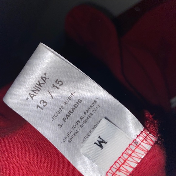 3.PARADIS Red F**K You Longsleeve - Picture 5 of 5